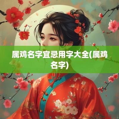 属鸡名字宜忌用字大全(属鸡名字)