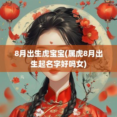 8月出生虎宝宝(属虎8月出生起名字好吗女)