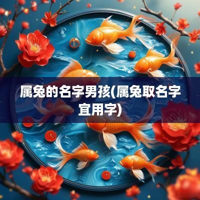 属兔的名字男孩(属兔取名字宜用字)