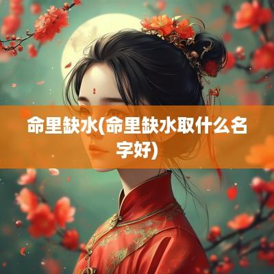 命里缺水(命里缺水取什么名字好)