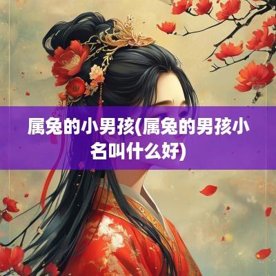 属兔的小男孩(属兔的男孩小名叫什么好)