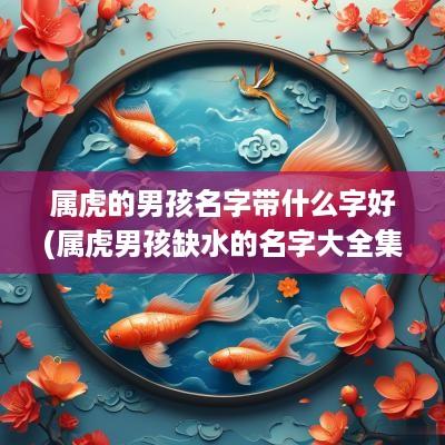 属虎的男孩名字带什么字好(属虎男孩缺水的名字大全集)