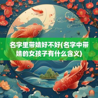 名字里带婧好不好(名字中带婧的女孩子有什么含义)
