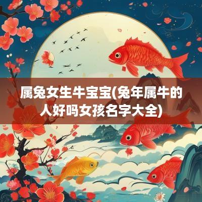 属兔女生牛宝宝(蛇年属牛的人好吗女孩名字大全)