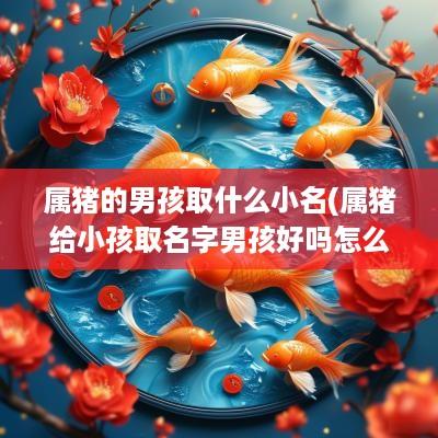 属猪的男孩取什么小名(属猪给小孩取名字男孩好吗怎么取)