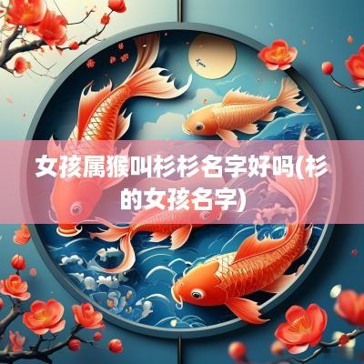 女孩属猴叫杉杉名字好吗(杉的女孩名字)