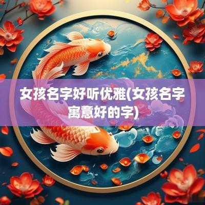 女孩名字好听优雅(女孩名字寓意好的字)