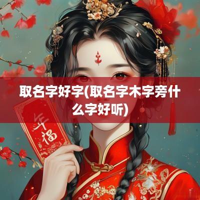 取名字好字(取名字木字旁什么字好听)