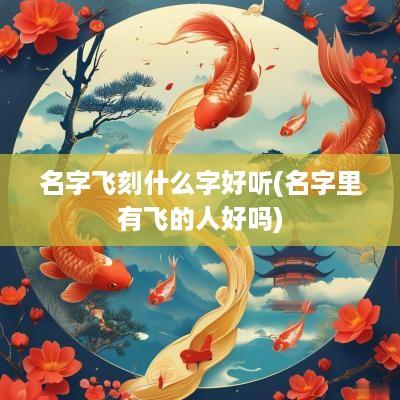 名字飞刻什么字好听(名字里有飞的人好吗)