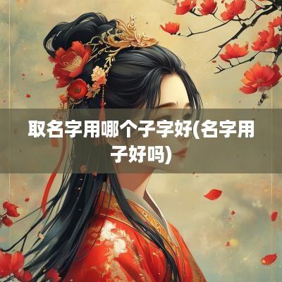 取名字用哪个子字好(名字用子好吗)