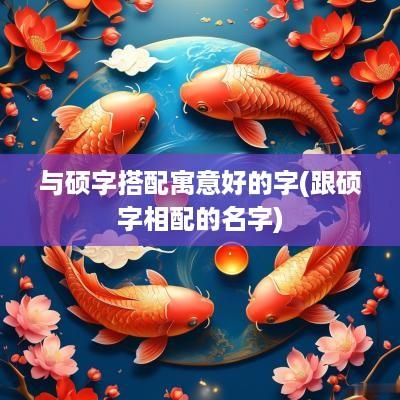 与硕字搭配寓意好的字(跟硕字相配的名字)