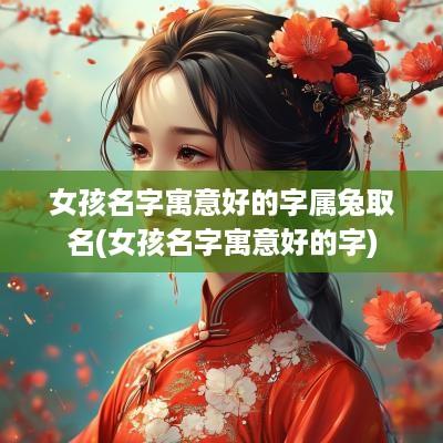 女孩名字寓意好的字属兔取名(女孩名字寓意好的字)
