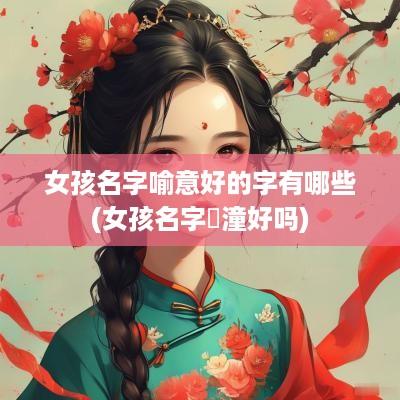 女孩名字喻意好的字有哪些(女孩名字玥潼好吗)