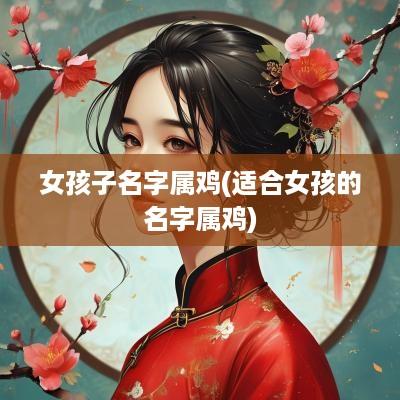 女孩子名字属鸡(适合女孩的名字属鸡)
