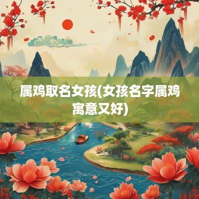 属鸡取名女孩(女孩名字属鸡寓意又好)