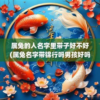属兔的人名字里带子好不好(属兔名字带锦行吗男孩好吗)