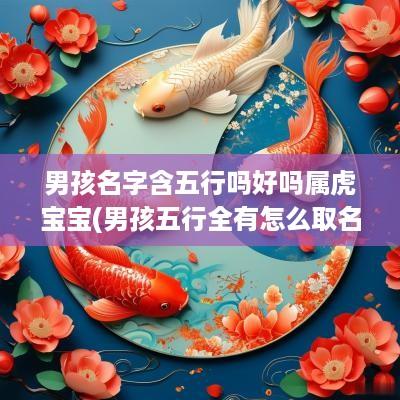 男孩名字含五行吗好吗属虎宝宝(男孩五行全有怎么取名)