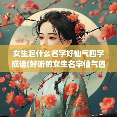 女生起什么名字好仙气四字成语(好听的女生名字仙气四字)