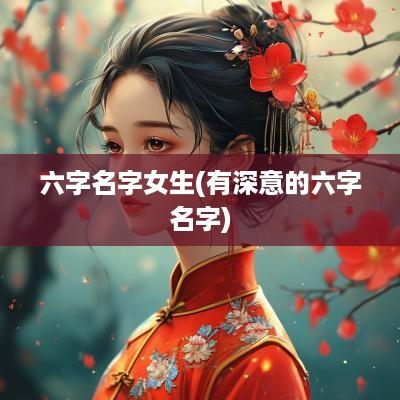 六字名字女生(有深意的六字名字)