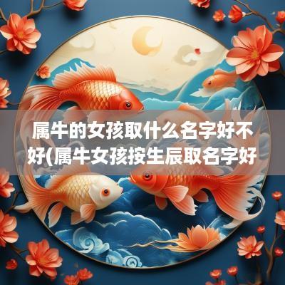 属牛的女孩取什么名字好不好(属牛女孩按生辰取名字好吗怎么样)