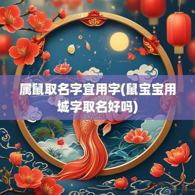 属鼠取名字宜用字(鼠宝宝用城字取名好吗)