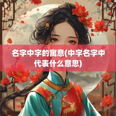 名字中字的寓意(中字名字中代表什么意思)