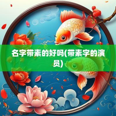 名字带素的好吗(带素字的演员)
