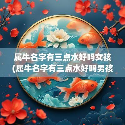 属牛名字有三点水好吗女孩(属牛名字有三点水好吗男孩)