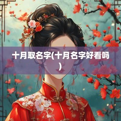 十月取名字(十月名字好看吗)