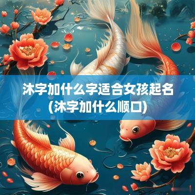 沐字加什么字适合女孩起名(沐字加什么顺口)