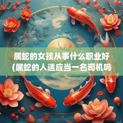 属蛇的女孩从事什么职业好(属蛇的人适应当一名司机吗)