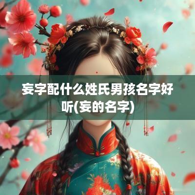 妄字配什么姓氏男孩名字好听(妄的名字)