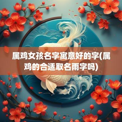 属鸡女孩名字寓意好的字(属鸡的合适取名雨字吗)