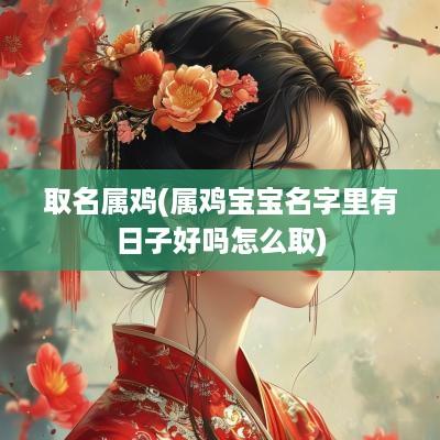 取名属鸡(属鸡宝宝名字里有日子好吗怎么取)