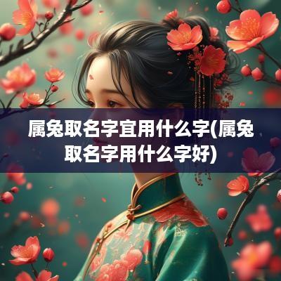 属兔取名字宜用什么字(属兔取名字用什么字好)