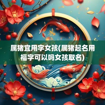 属猪宜用字女孩(属猪起名用福字可以吗女孩取名)