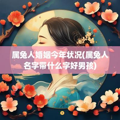 属兔人婚姻今年状况(属兔人名字带什么字好男孩)