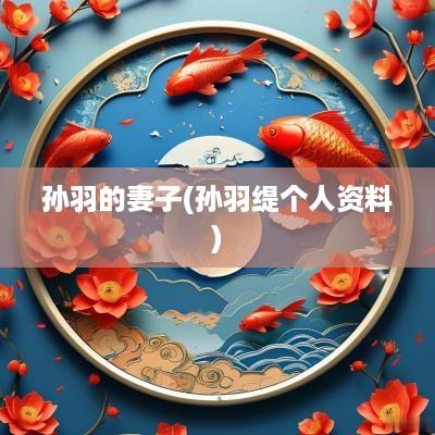 孙羽的妻子(孙羽缇个人资料)