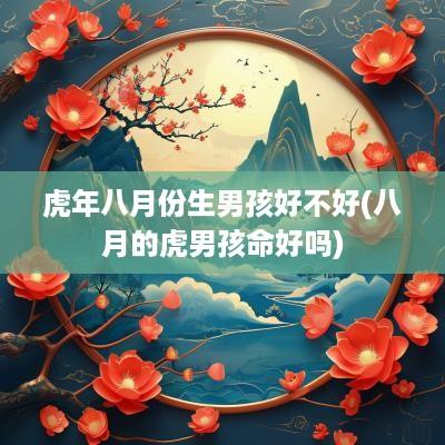 蛇年八月份生男孩好不好(八月的虎男孩命好吗)