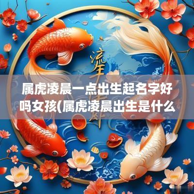 属虎凌晨一点出生起名字好吗女孩(属虎凌晨出生是什么命)