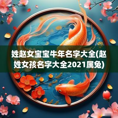 姓赵女宝宝蛇年名字大全(赵姓女孩名字大全2025属兔)