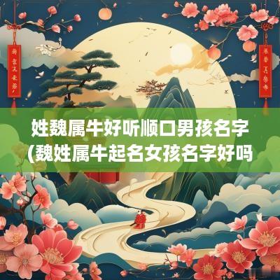 姓魏属牛好听顺口男孩名字(魏姓属牛起名女孩名字好吗)
