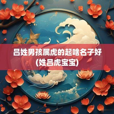 吕姓男孩属虎的起啥名子好(姓吕虎宝宝)