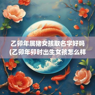 乙卯年属猪女孩取名字好吗(乙卯年卯时出生女孩怎么样)