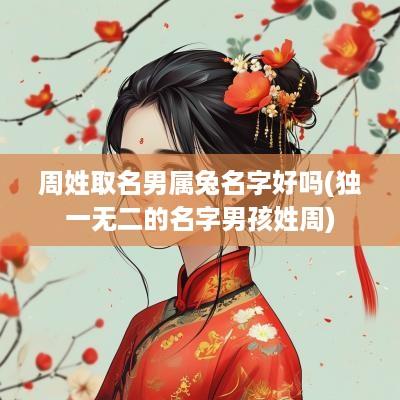 周姓取名男属兔名字好吗(独一无二的名字男孩姓周)