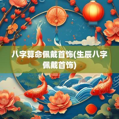 八字算命佩戴首饰(生辰八字佩戴首饰)