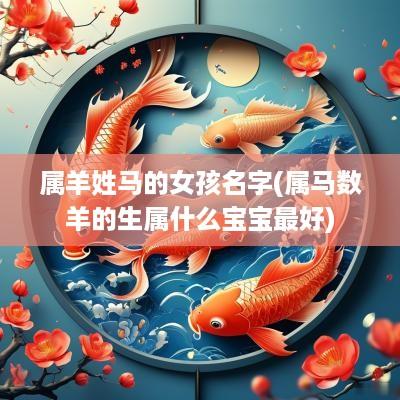 属羊姓马的女孩名字(属马数羊的生属什么宝宝最好)