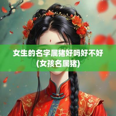 女生的名字属猪好吗好不好(女孩名属猪)