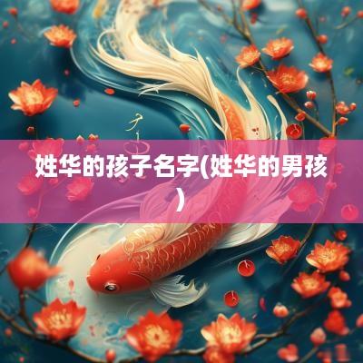 姓华的孩子名字(姓华的男孩)