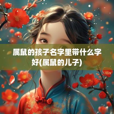 属鼠的孩子名字里带什么字好(属鼠的儿子)